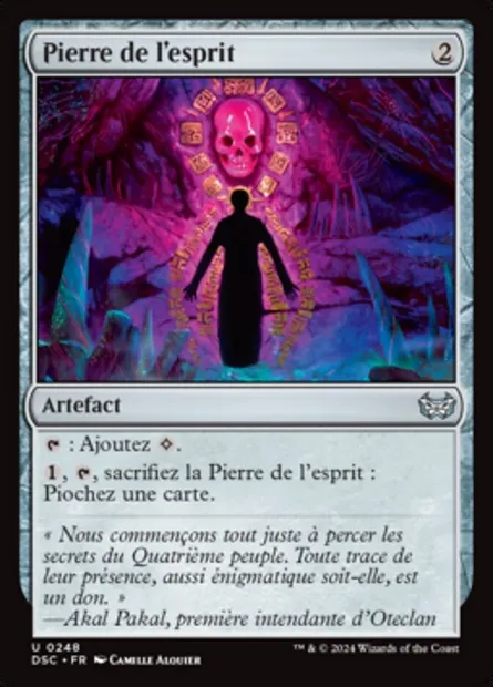 Pierre de l'esprit, carte Magic DSC 248 — extension Duskmourn: House of Horror Commander