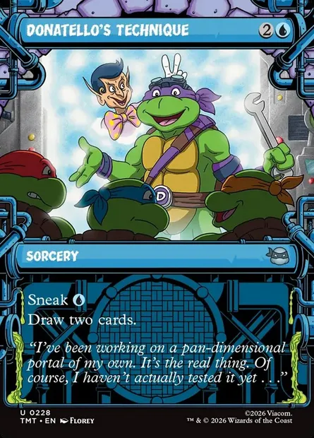 Donatello's Technique, Magic card TMT 228 — Teenage Mutant Ninja Turtles set