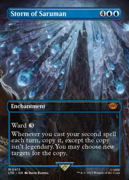 Storm of Saruman, Magic card LTR 413 — The Lord of the Rings: Tales of Middle-earth set