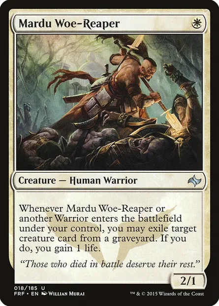 Mardu Woe-Reaper, Magic card FRF 18 — Fate Reforged set