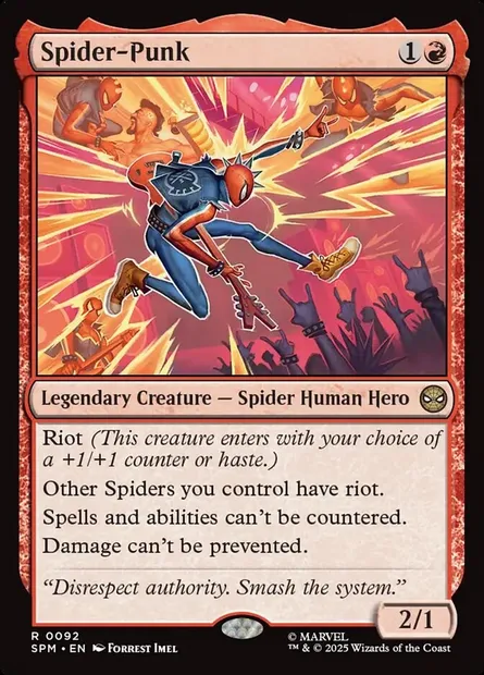 Spider-Punk, Magic card SPM 92 — Marvel's Spider-Man set