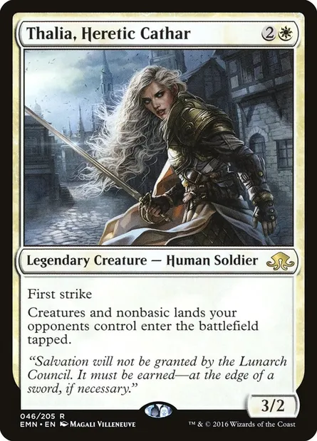 Thalia, Heretic Cathar, Magic card EMN 46 — Eldritch Moon set