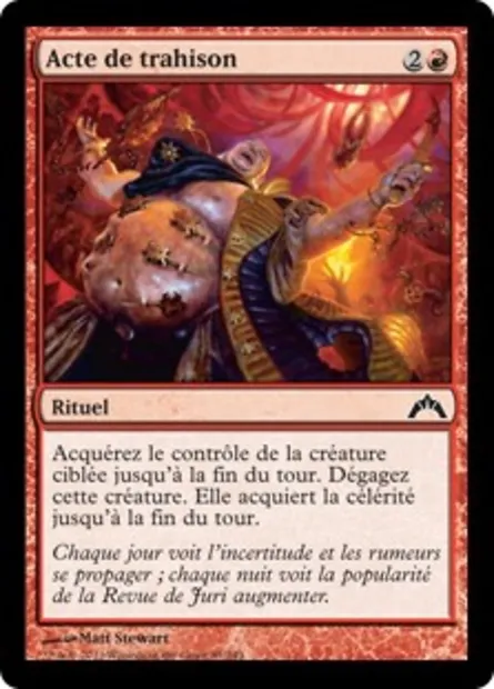 Acte de trahison, carte Magic GTC 85 — extension Insurrection
