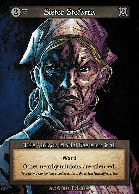 Sister Stefánia, Sorcery card GOT 172 — Gothic set