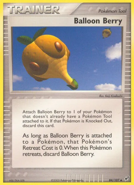 Balloon Berry, Pokémon card DX 84 — Deoxys set