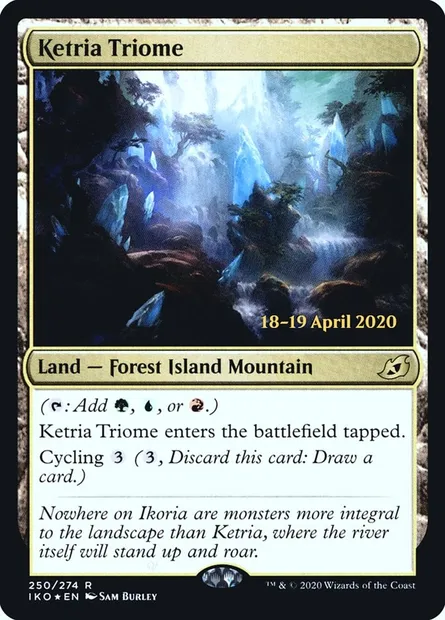 Ketria Triome, Magic card PIKO 250s — Ikoria: Lair of Behemoths Promos set