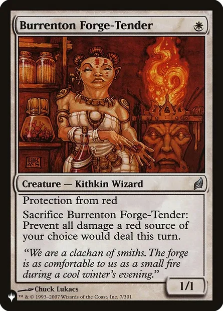 Burrenton Forge-Tender, Magic card PLST LRW-7 — The List set