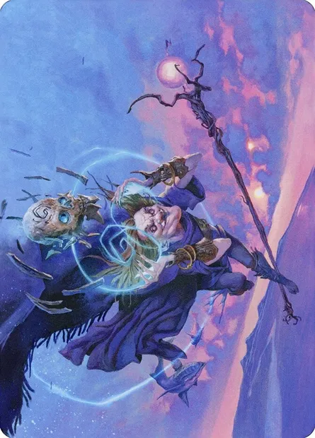 Zur, Eternal Schemer // Zur, Eternal Schemer, Magic card ADMU 56 — Dominaria United Art Series set