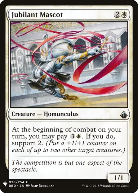 Jubilant Mascot, Magic card PLST BBD-28 — The List set