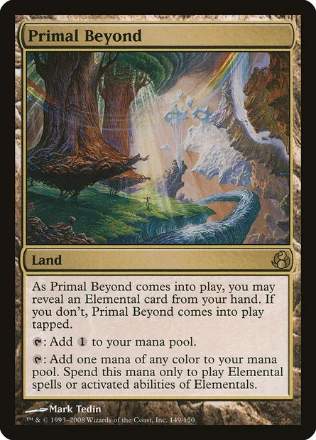 Primal Beyond, Magic card MOR 149 — Morningtide set