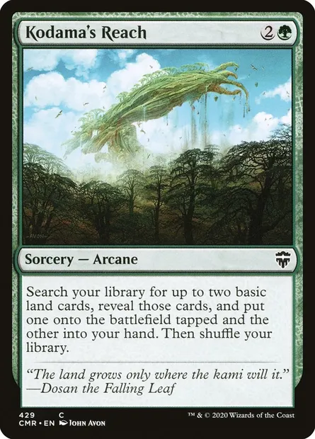 Kodama's Reach, Magic card CMR 429 — Commander Legends set