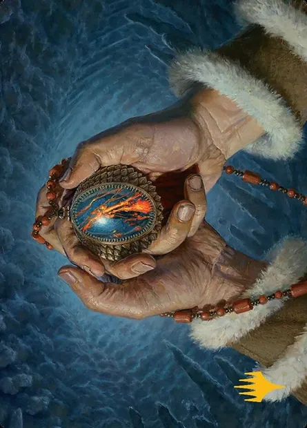 Mox Jasper // Mox Jasper, Magic card ATDM 28 — Tarkir: Dragonstorm Art Series set