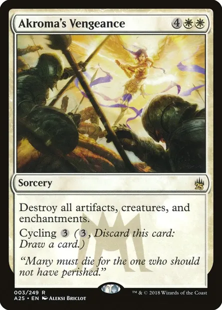 Akroma's Vengeance, Magic card A25 3 — Masters 25 set