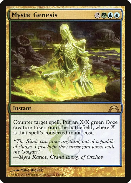Mystic Genesis, Magic card GTC 180 — Gatecrash set