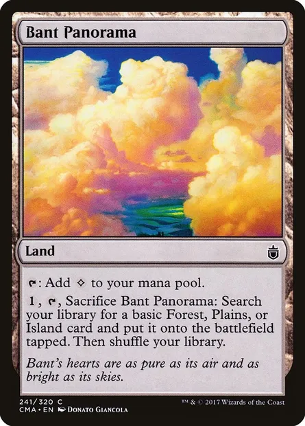 Bant Panorama, Magic card CMA 241 — Commander Anthology set