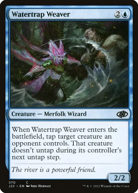 Watertrap Weaver, Magic card J22 370 — Jumpstart 2022 set