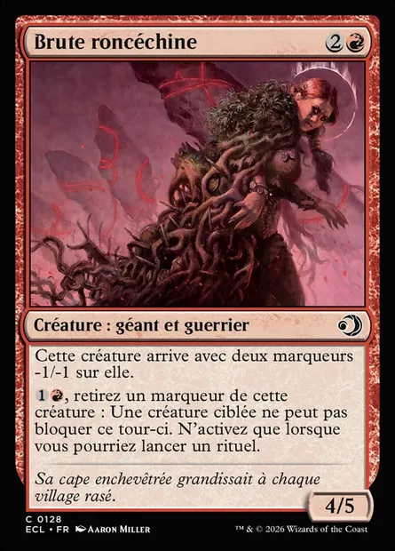 Brute roncéchine, carte Magic ECL 128 — extension Lorwyn Eclipsed