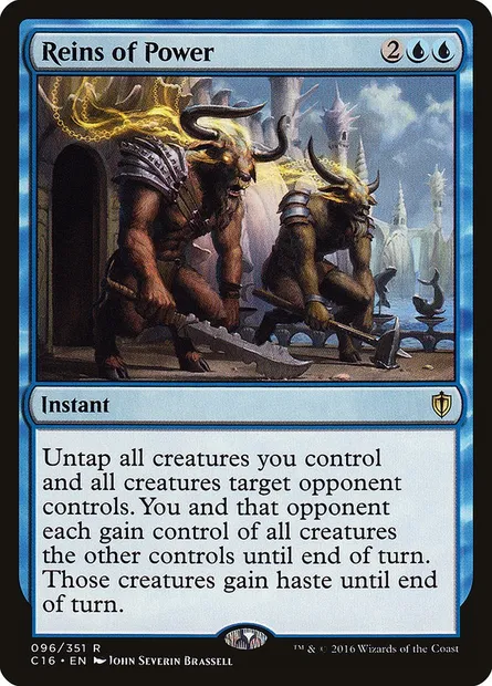 Reins of Power, Magic card C16 96 — Commander 2016 set