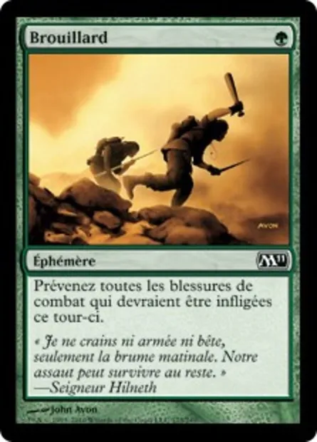 Brouillard, carte Magic M11 173 — extension Magic 2011