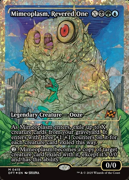 Mimeoplasm, Revered One, Magic card DFT 415 — Aetherdrift set