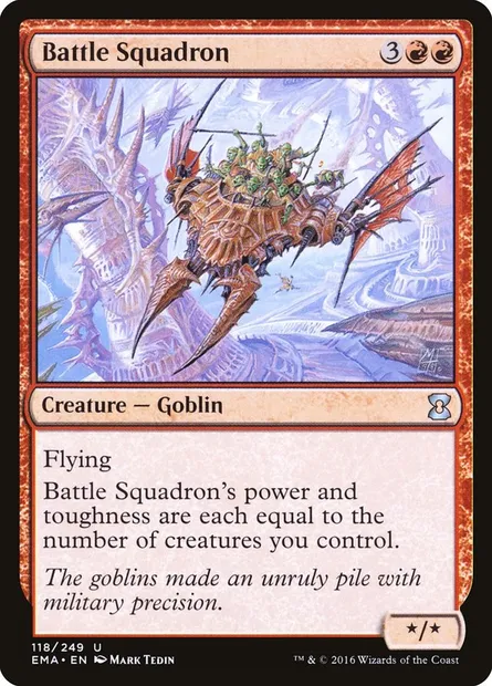 Escadre de bataille, carte Magic EMA 118 — extension Eternal Masters