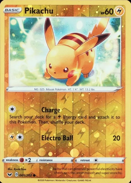Pikachu, carte Pokémon TDX 065-3 — extension Theme Deck & Blisters Exclusives