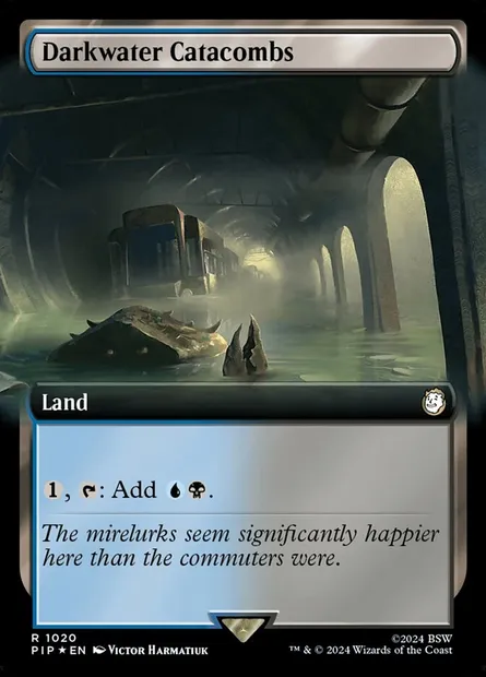 Darkwater Catacombs, Magic card PIP 1020 — Fallout set