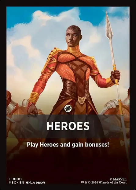 Heroes, Magic card FMSC 1 — Marvel Super Heroes Jumpstart Front Cards set