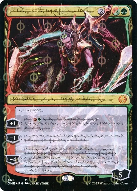 Lukka, Bound to Ruin, Magic card ONE 466 — Phyrexia: All Will Be One set