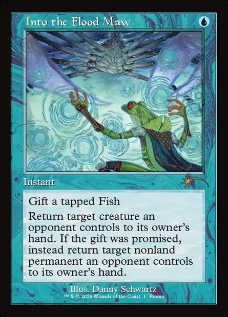 Into the Flood Maw, Magic card PW26 8 — Wizards Play Network 2026 set