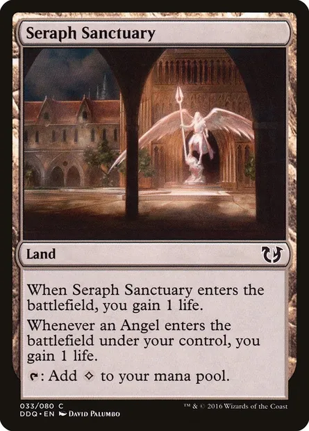 Seraph Sanctuary, Magic card DDQ 33 — Duel Decks: Blessed vs. Cursed set