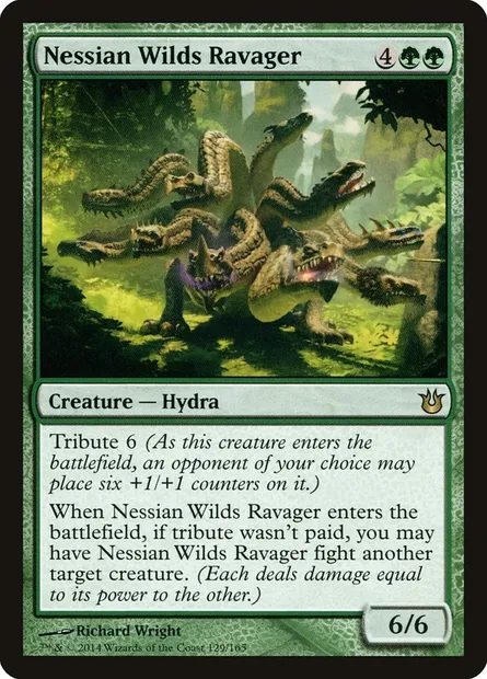 Nessian Wilds Ravager, Magic card BNG 129 — Born of the Gods set
