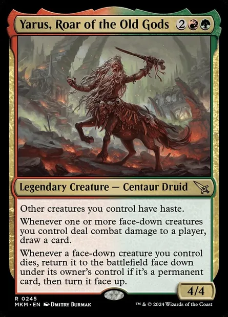Yarus, Roar of the Old Gods, Magic card MKM 245 — Murders at Karlov Manor set