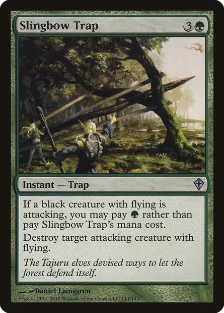 Slingbow Trap, Magic card WWK 111 — Worldwake set
