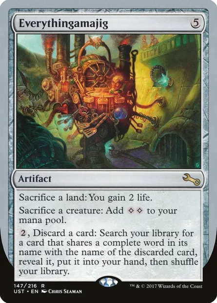 Everythingamajig, Magic card UST 147e — Unstable set
