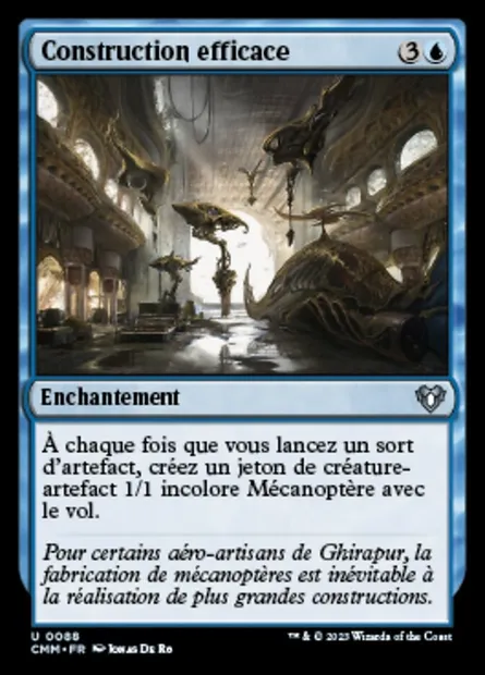 Construction efficace, carte Magic CMM 88 — extension Commander Masters