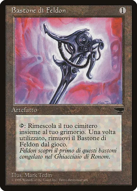 Feldon's Cane, Magic card RIN 119 — Rinascimento set