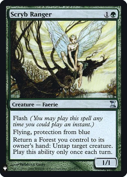 Scryb Ranger, Magic card PLST TSP-215 — The List set