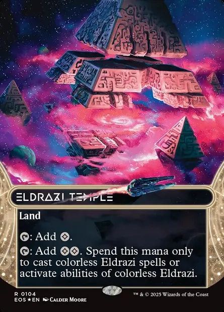 Temple eldrazi, carte Magic EOS 104 — extension Edge of Eternities: Stellar Sights