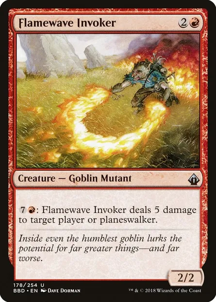 Flamewave Invoker, Magic card BBD 178 — Battlebond set