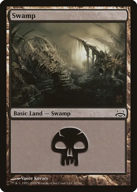 Swamp, Magic card DDC 62 — Duel Decks: Divine vs. Demonic set
