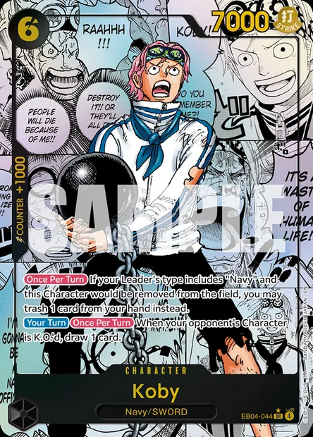 Koby, One Piece card EB04-044 — EGGHEAD CRISIS set