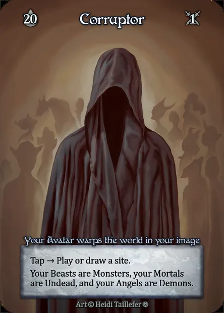 Corruptor, Sorcery card GOT 003 — Gothic set