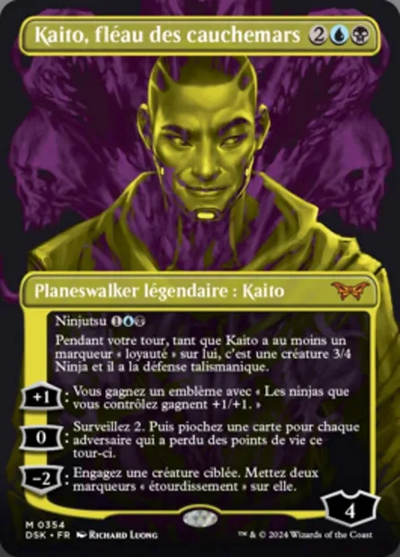 Kaito, fléau des cauchemars, carte Magic DSK 354 — extension Duskmourn: House of Horror