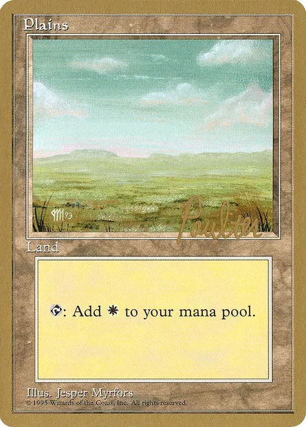 Plains, Magic card PTC pp364 — Pro Tour Collector Set set