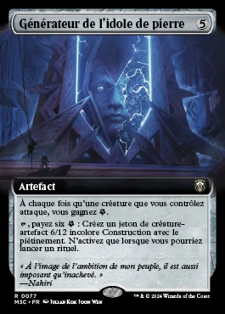 Générateur de l'idole de pierre, carte Magic M3C 77 — extension Modern Horizons 3 Commander