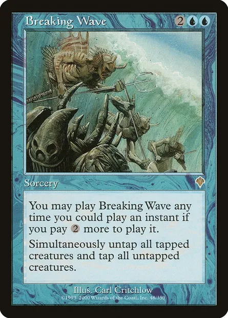 Breaking Wave, Magic card INV 48 — Invasion set