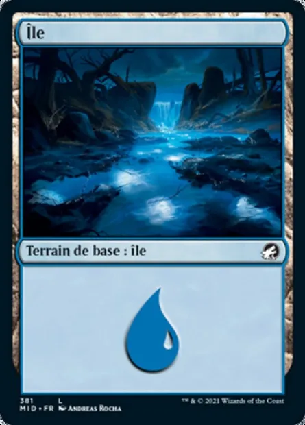 Île, carte Magic MID 381 — extension Innistrad : chasse de minuit