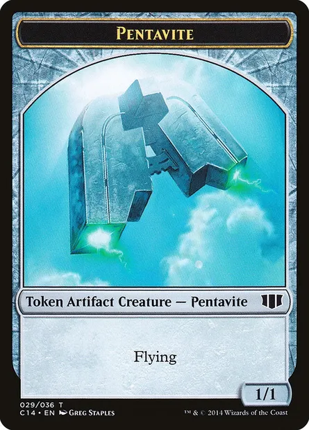 Pentavite, Magic card TC14 29 — Commander 2014 Tokens set
