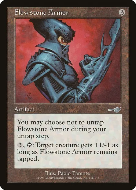 Flowstone Armor, Magic card NEM 131 — Nemesis set